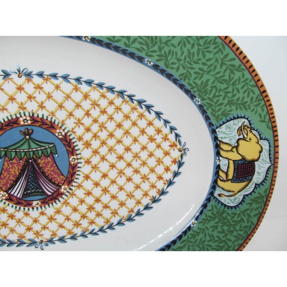 Essex Collection Katmandu By Kate Williams 14 1/2" Oval Platter EUC - Picture 6 of 9